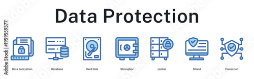 Data protection workflow from encryption through secure storage and safeguarding measures