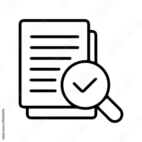 Verified Document Review Icon
