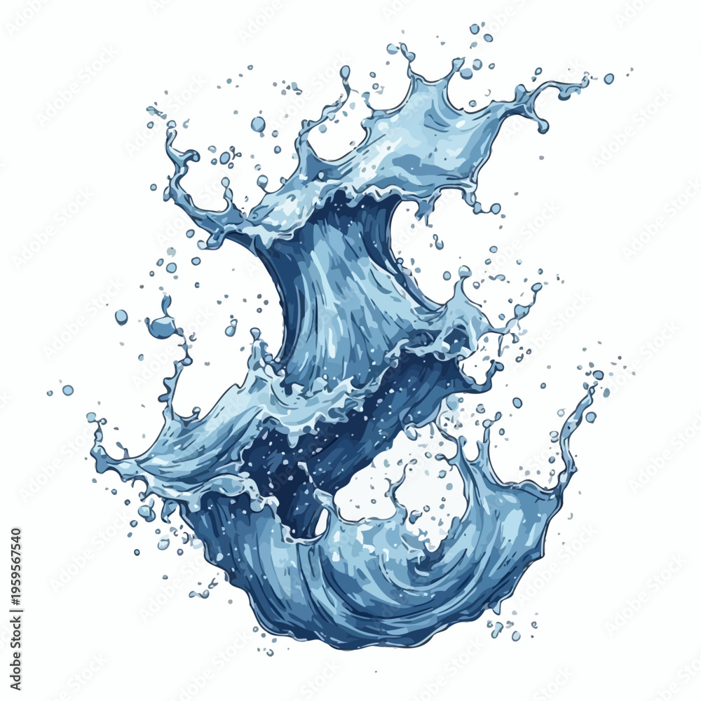 Obraz premium Water Design Very Cool