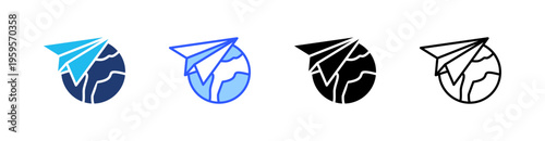 Explore Multi Style Icon Set Vector 