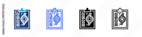 Agile Testing Multi Style Icon Set Vector 