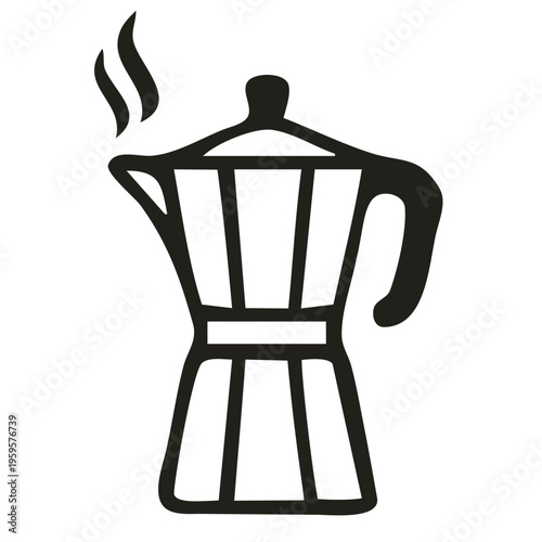 Moka Pot Coffee Maker Icon