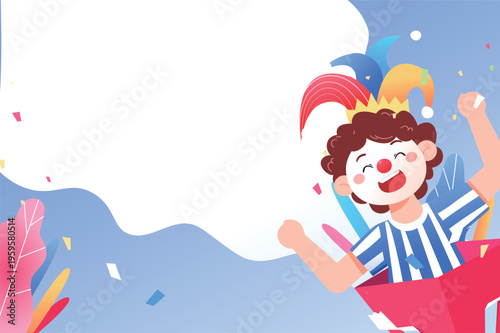 Vector illustration of children's entertainment and leisure lifestyle on Children's Day