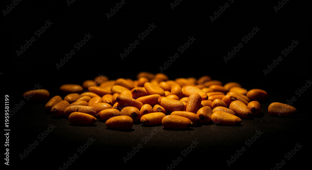 custom made wallpaper toronto digitalPine nuts pignoli pinus seeds, top view, paths