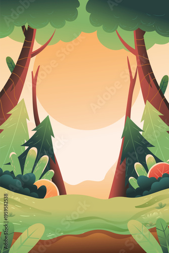 Vector illustration of children's entertainment and leisure lifestyle on Children's Day