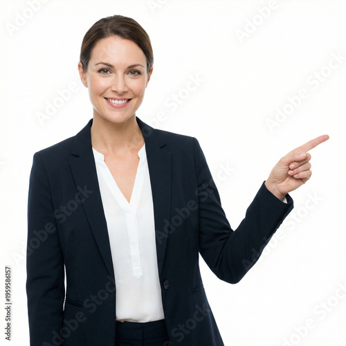 business woman presenting