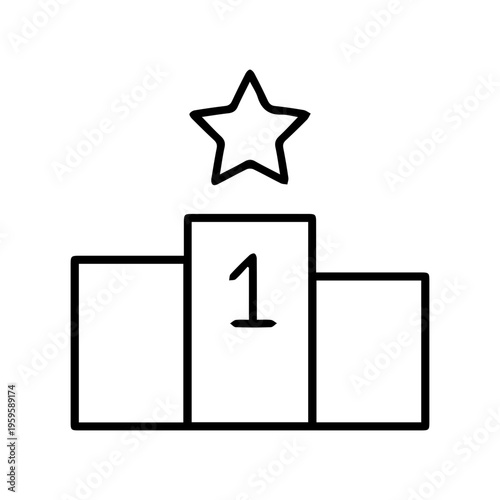 First Place Winner Podium