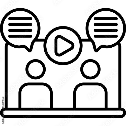 Online Conference Icon