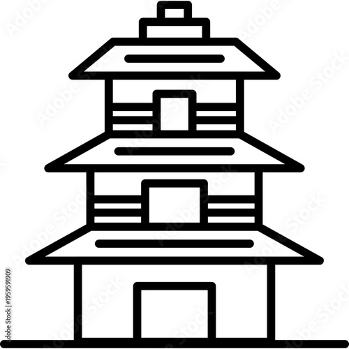 Pagoda Icon