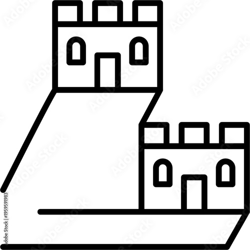Great Wall of China Icon