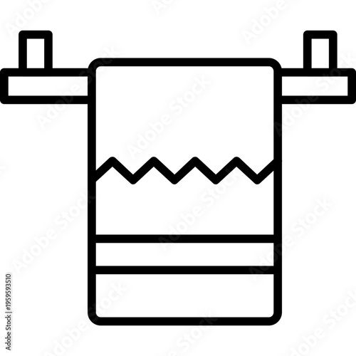 Towel Rack Icon