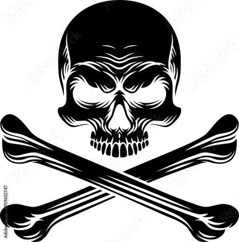 A skull and crossbones pira...