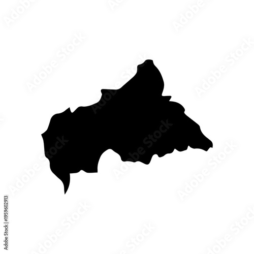 Central African Republic map icon