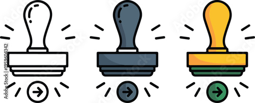 Professional Maneki-Neko lucky cat icon set featuring traditional Japanese fortune symbols in minimalist line art and flat vector styles.