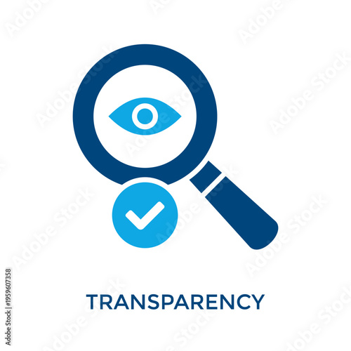 Transparency Icon Dual Tone Style. Vector Illustration For Graphic Design