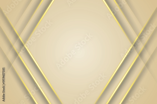 Abstract luxury background with glittering gold stripes design. Premium design for card, certificate, invitation, and award. Vector vol. 10