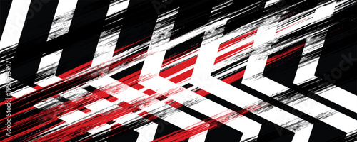 Exclusive red and black color combination sport racing car livery design, for universal medium eps10 vector ready to print.