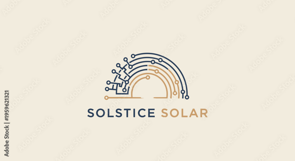 Obraz premium Solar energy logo, eco friendly symbol, renewable power icon, sustainable vector