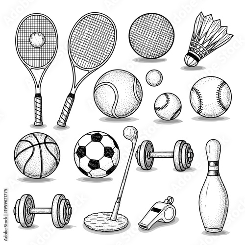 Complete Collection of Sports and Gym Icons