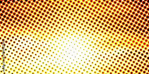CMYK circles. Abstract halftone degrade dots light  colors comic points background wallpaper design . Fun halftone pattern for carpet, rug, scarf, fabric , clothing, curtain, wall poster