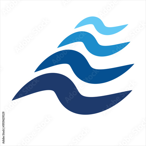 sail logo 2 icon template. Vektor EPS 10