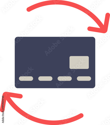 Subscription Payment Flat Icon