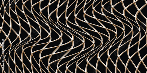 simple gradient 3d outline rhombus wave pattern for banner poster background.