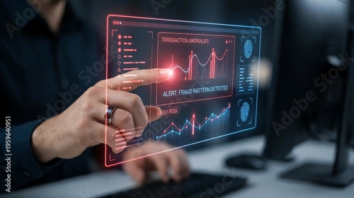 Digital Stock Market Analytics Dashboard Interface