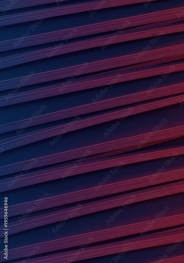 Fototapeta premium Dynamic structural pattern exhibiting consistent repetition and spatial flow, forming an abstract background texture emphasizing depth and uniformity, architectural, spatial, repeating