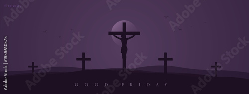 Good Friday Peace of Holy Week Social Media Post, Web Banner, Status, Story