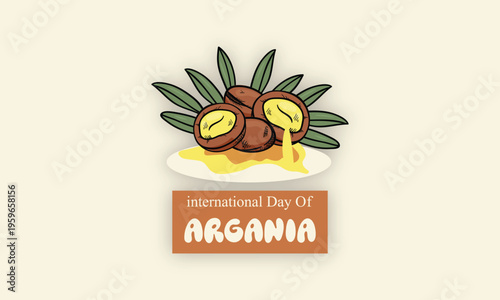 International day of argania design concept.