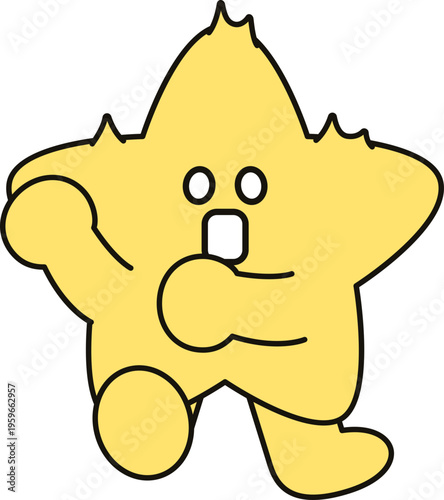 소름 돋은 별 캐릭터