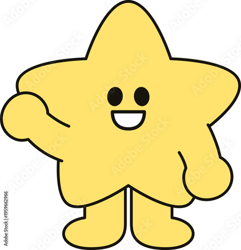 손들고 있는 별 캐릭터