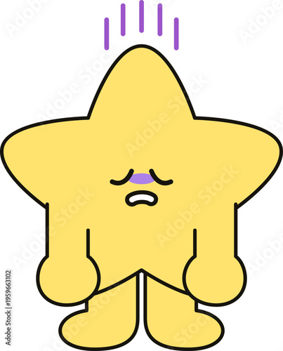 실망하는 별 캐릭터