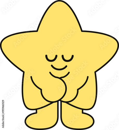 인사하는 별 캐릭터