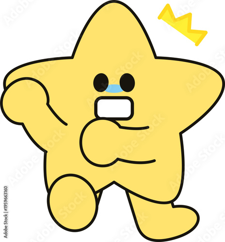 충격받은 별 캐릭터