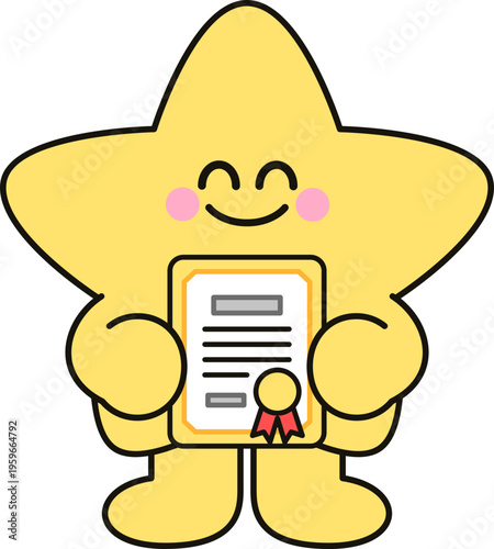 상장 별 캐릭터