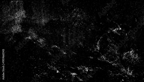 Quadro su tela Textured black and white grunge background with abstract patterns and distressed