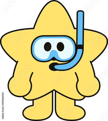 별,별 캐릭터,도형 캐릭터,감정 캐릭터,꾸밈,꾸밈요소,꾸밈 캐릭터,귀여운,캐릭터,노랑,귀여운 캐릭터,꾸미기,이모티콘,캐릭터 일러스트,도형,여름 캐릭터,여름,물놀이,스노클링,스노클,바다 캐릭터,바닷가 캐릭터,캐릭터 수영,스노쿨링,스노클링 마스크