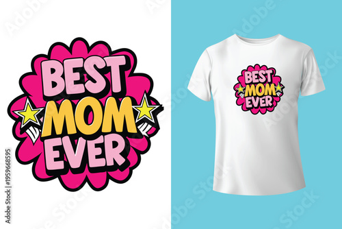 Mom The Heart Of The Family. Mothers day t shirt design best selling t-shirt design typography creative custom, t-shirt design