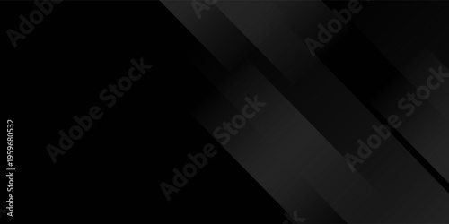 Dark Abstract Black Diagonal Layer Background with Modern Minimal Style. Modern Trendy design in Vector Illustration