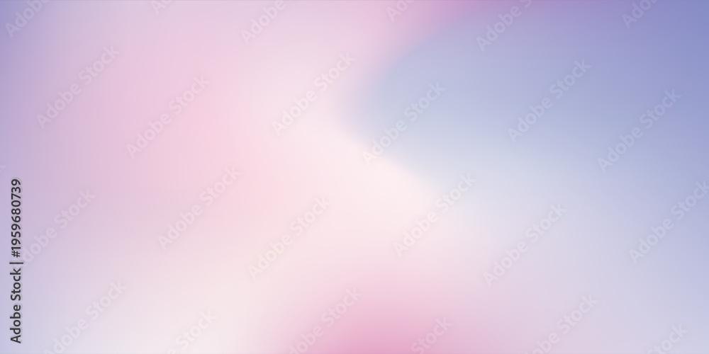 Fototapeta premium Pastel ombre gradient with blurry hologram pattern y2k and soft iridescent texture. Pearlescent fluid vector background.