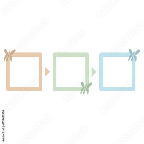 Abstract Modern Infographic Elements Pack with Hexagons, Arrows and Flowcharts