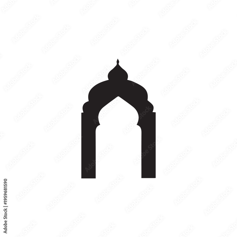 Fototapeta premium Eid al-Fitr Icon Set – Islamic Festival Vector Collection