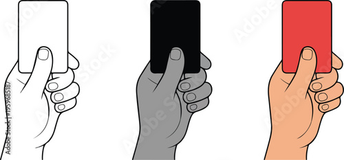 Professional soccer referee icon set featuring match official and sports authority symbols in minimalist line art vector styles.