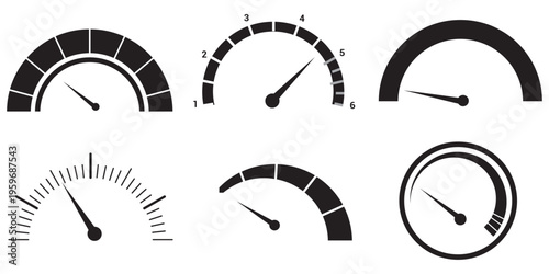 Set bundle RPM speed logo design template