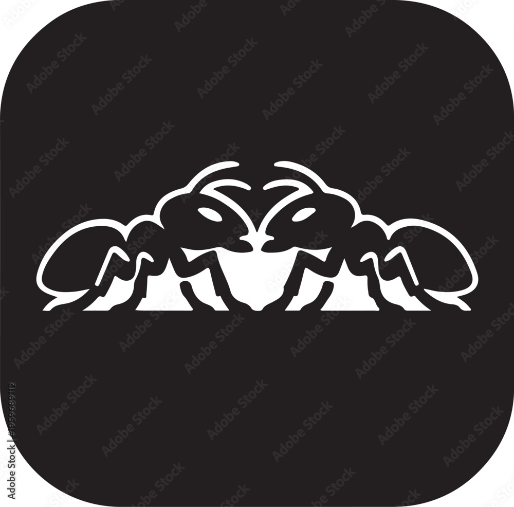 Fototapeta premium ANT app Icon – Vector Illustration