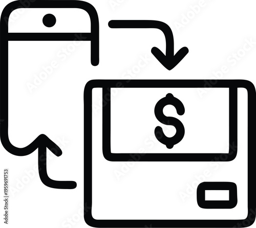 Mobile payment transfer between devices using financial applications