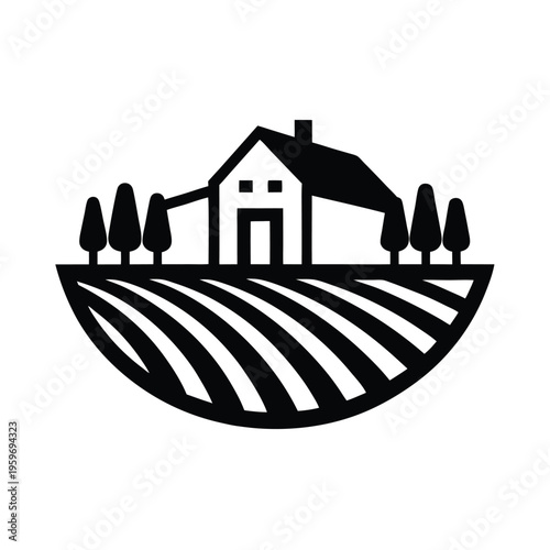 truffle harvest farming symbol