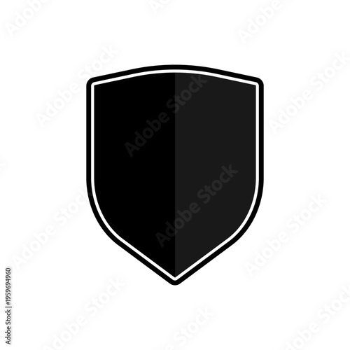 Free Download Shield armor silhouette icon, Protection shield, Protection icon black minimalistic icon, Armor against cyber attack and viruses - GFXLoad